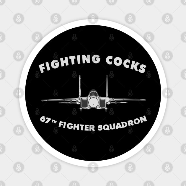 67th Fighter Squadron USAF F15 Magnet by DesignedForFlight